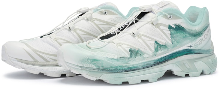 【訂製球鞋】 SALOMON薩洛蒙 XT-6 811製造 禪意新中式系列 心有山海 特殊鞋盒 東方美學 低筒 休閒跑步鞋 男女同款 白綠 Shop 【訂製球鞋】 SALOMON薩洛蒙 XT-6 811製造 禪意新中式系列 心有山海 特殊鞋盒 東方美學 低筒 休閒跑步鞋 男女同款 白綠
