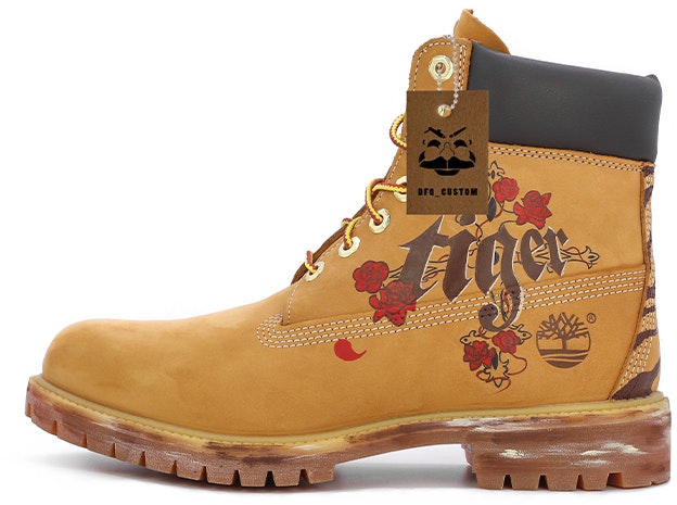 custom-shoes-timberland-classic-6-inch-boot-rose-gothic-tiger-stripe-graffiti