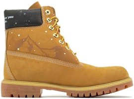 【定制球鞋】Timberland添柏岚 雪山 噴繪手繪 聖誕主題定制 戶外休閒防水經典大黃靴 男款 土黃 Order 【定制球鞋】Timberland添柏岚 雪山 噴繪手繪 聖誕主題定制 戶外休閒防水經典大黃靴 男款 土黃