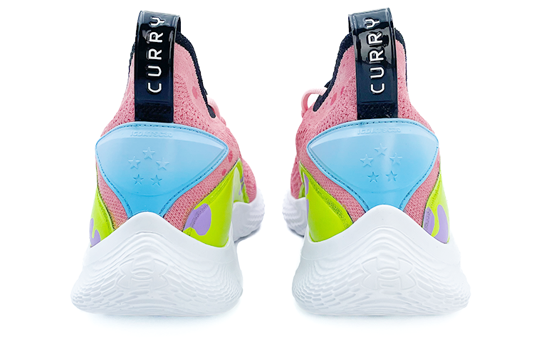 Shop [定制鞋] 安德玛 Curry 8 '派大星粉色' 3024785-111(Team91-海绵宝宝系列A014)