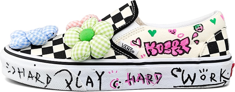 【カスタムシューズ】ヴァンズ クラシック スリッポン 'グラフィティ フローラル チェッカーボード' VN-0EYEBWW(Team13-涂鸦小花) Buy 【カスタムシューズ】ヴァンズ クラシック スリッポン 'グラフィティ フローラル チェッカーボード' VN-0EYEBWW(Team13-涂鸦小花)