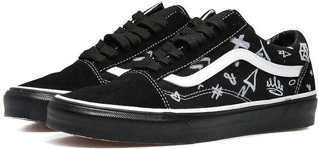 Zapatillas Vans Old Skool 'Graffiti Geométrico Negro' VN000D3HY28(Team10-个性涂鸦男女黑白QD) Lookbook Zapatillas Vans Old Skool 'Graffiti Geométrico Negro' VN000D3HY28(Team10-个性涂鸦男女黑白QD)