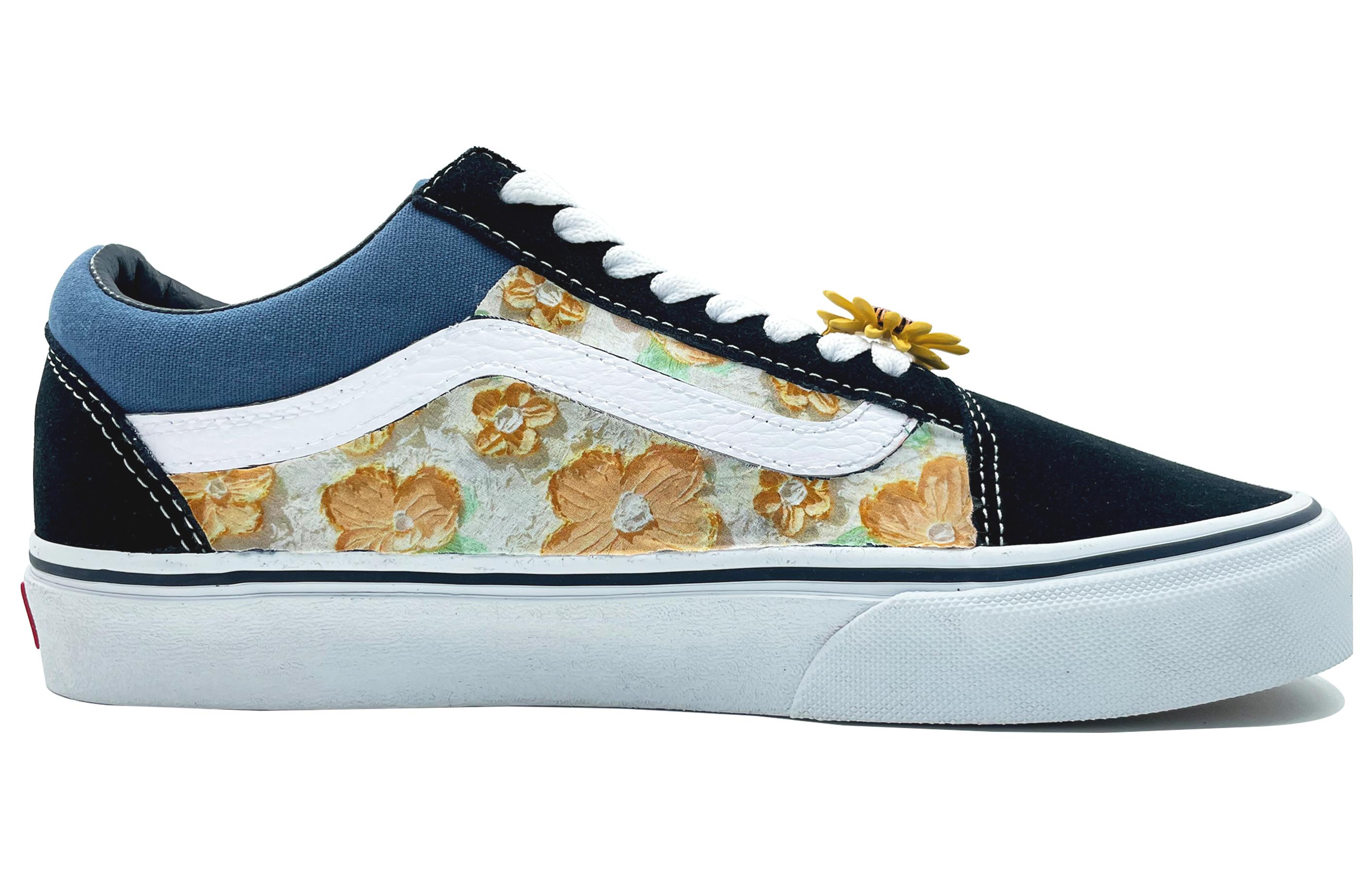 Order [定制鞋款] Vans Old Skool '海军蓝雏菊' VN000D3HNVY(Team113-油画雏菊)