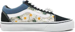 Order 【定制球鞋】Vans Old Skool Navy 花海雛菊 低幫 板鞋 男女同款 黑白藍