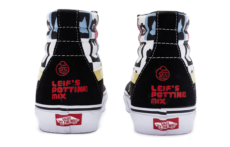 Details for 【定制球鞋】Vans SK8 HI 派對 特殊鞋盒 卡通鞋帶扣 手繪噴繪 休閒 高幫 板鞋 男女同款 黑白黃