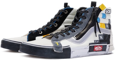 【定制鞋】范斯 SK8-Hi ‘俄罗 3M 反光标志 黑白’ VN0A3WM1TUU(TeamR-俄罗斯方块男女款) Lookbook 【定制鞋】范斯 SK8-Hi ‘俄罗 3M 反光标志 黑白’ VN0A3WM1TUU(TeamR-俄罗斯方块男女款)