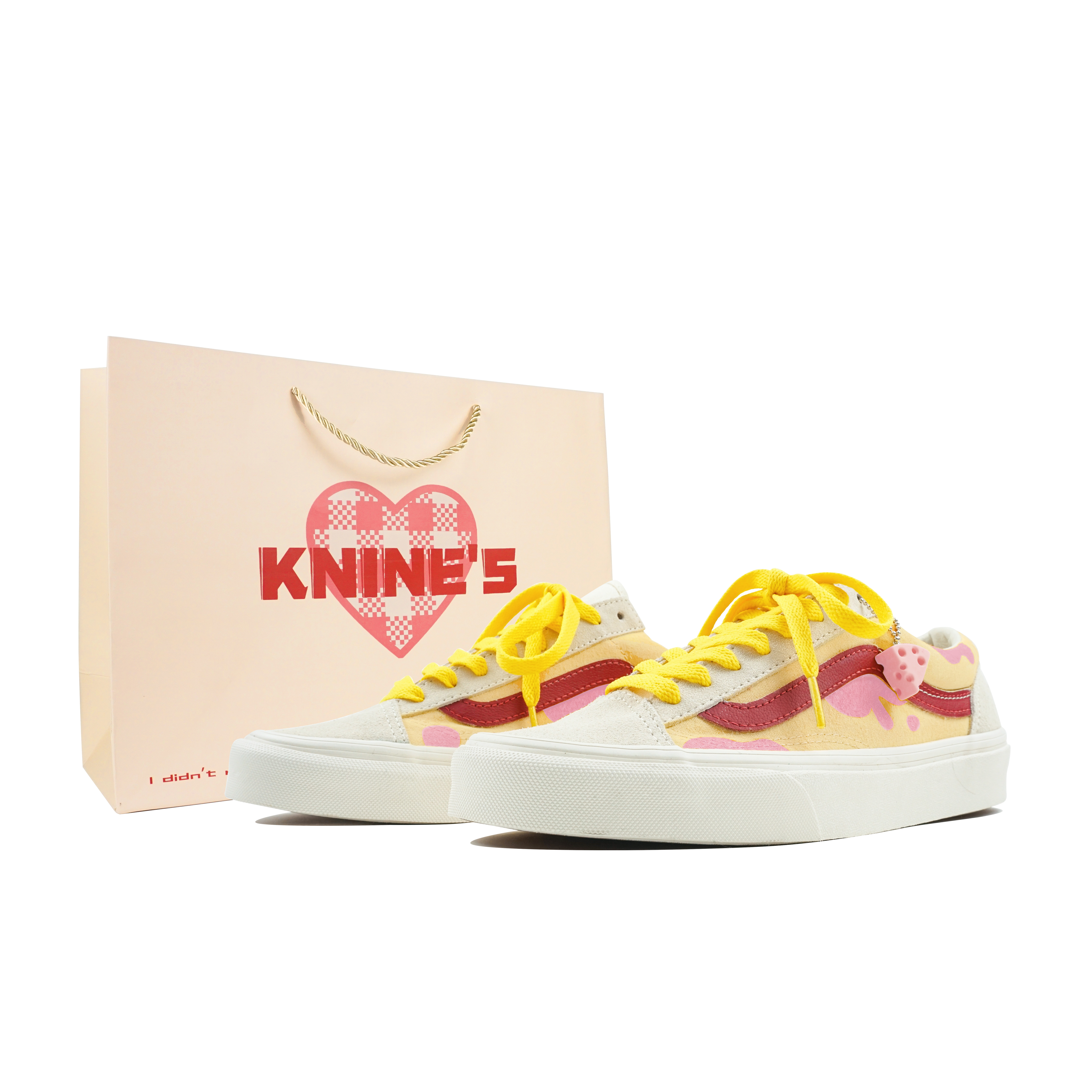 [Custom Shoes] Vans Style 36 'Cheese Berry Charms - White Yellow'