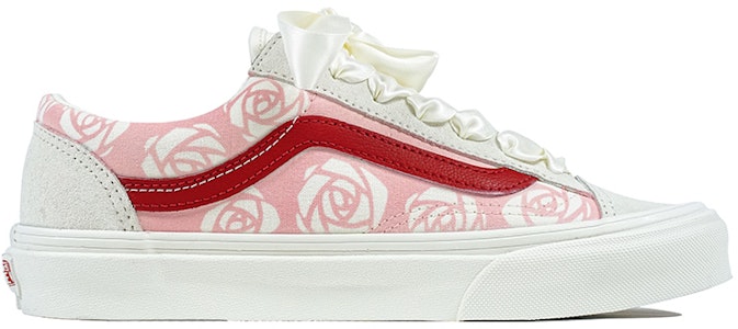 【定制球鞋】Vans Style 36 玖制 玫瑰島嶼 白玫瑰 情人節限定 特殊禮盒 低幫 板鞋 男女同款 白粉 Order 【定制球鞋】Vans Style 36 玖制 玫瑰島嶼 白玫瑰 情人節限定 特殊禮盒 低幫 板鞋 男女同款 白粉