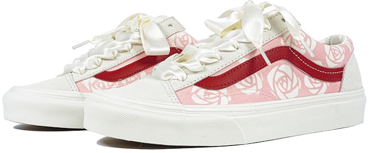 【定制球鞋】Vans Style 36 玖制 玫瑰島嶼 白玫瑰 情人節限定 特殊禮盒 低幫 板鞋 男女同款 白粉 Lookbook 【定制球鞋】Vans Style 36 玖制 玫瑰島嶼 白玫瑰 情人節限定 特殊禮盒 低幫 板鞋 男女同款 白粉