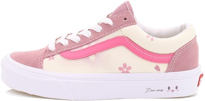 【客製球鞋】 Vans Style 36 噴繪櫻花 櫻花粉桃子汽水 防滑輕便 低筒 板鞋 男女都適合 櫻花粉色 Buy 【客製球鞋】 Vans Style 36 噴繪櫻花 櫻花粉桃子汽水 防滑輕便 低筒 板鞋 男女都適合 櫻花粉色