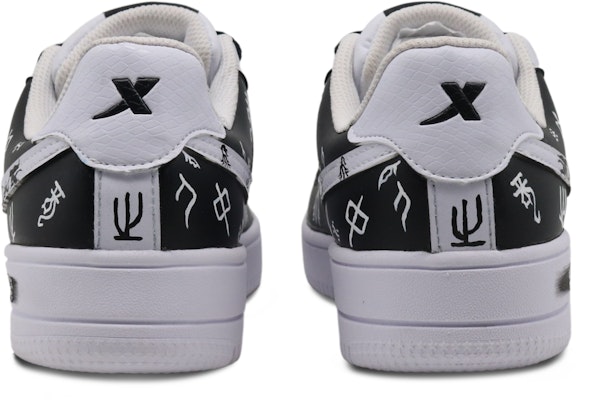 Xtep 레트로 용문신 낙서화 캐주얼 로우 (Custom Shoes) 881219319851白色(Team8-男款龙跃飞腾黑白) Shop Xtep 레트로 용문신 낙서화 캐주얼 로우 (Custom Shoes) 881219319851白色(Team8-男款龙跃飞腾黑白)