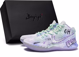 【Custom Sneakers】 Nike Flytrap 4 Summer Friendship Purple Green Mid Basketball Shoes CT1973-101 (Team80 - Men's Summer Friendship Sky S-BOX) 【Custom Sneakers】 Nike Flytrap 4 Summer Friendship Purple Green Mid Basketball Shoes CT1973-101 (Team80 - Men's Summer Friendship Sky S-BOX)