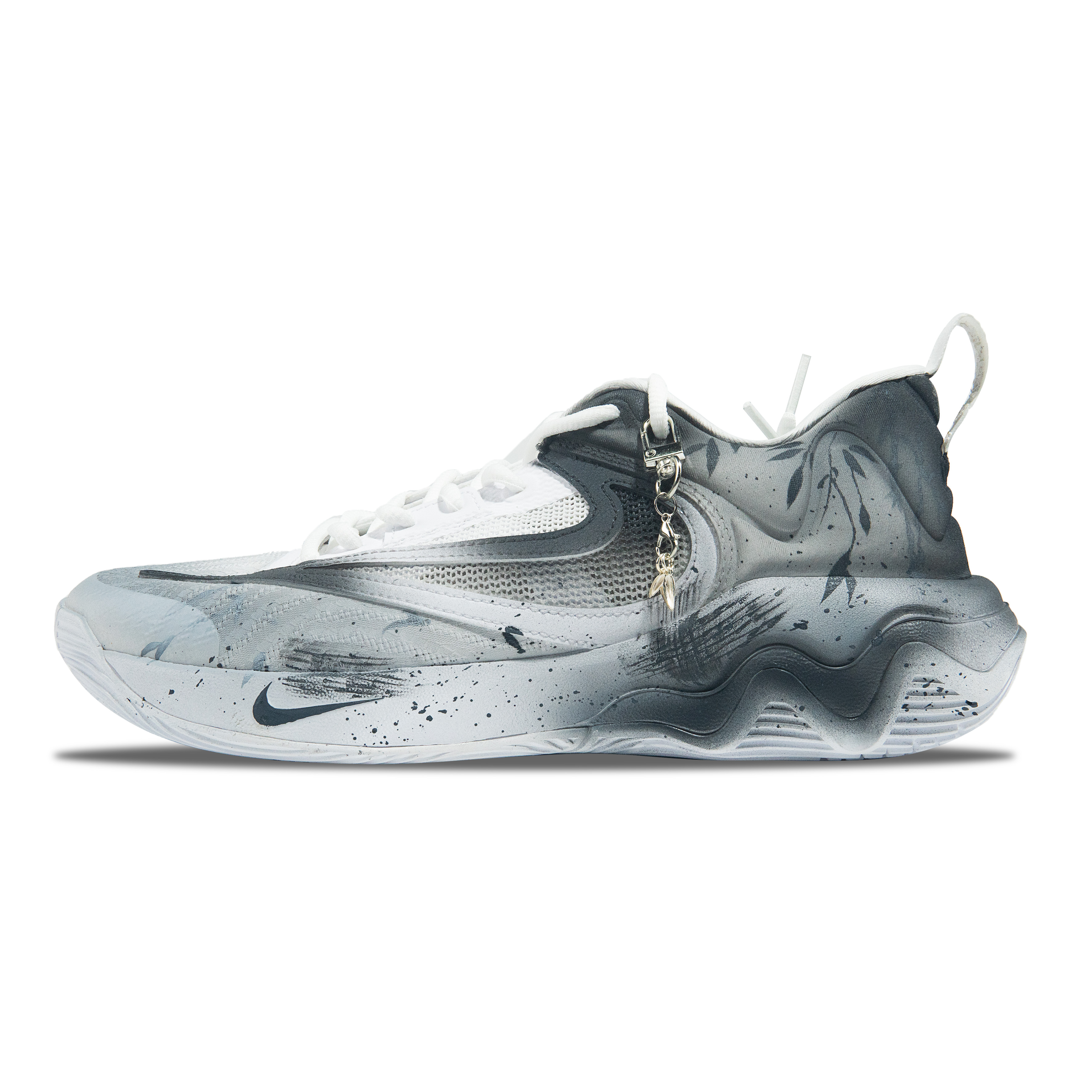 【Custom Sneakers】 Nike Giannis Immortality Creative Rubik's Cube Black Grey White DZ7534-102 (Team491-Tiangang Star)
