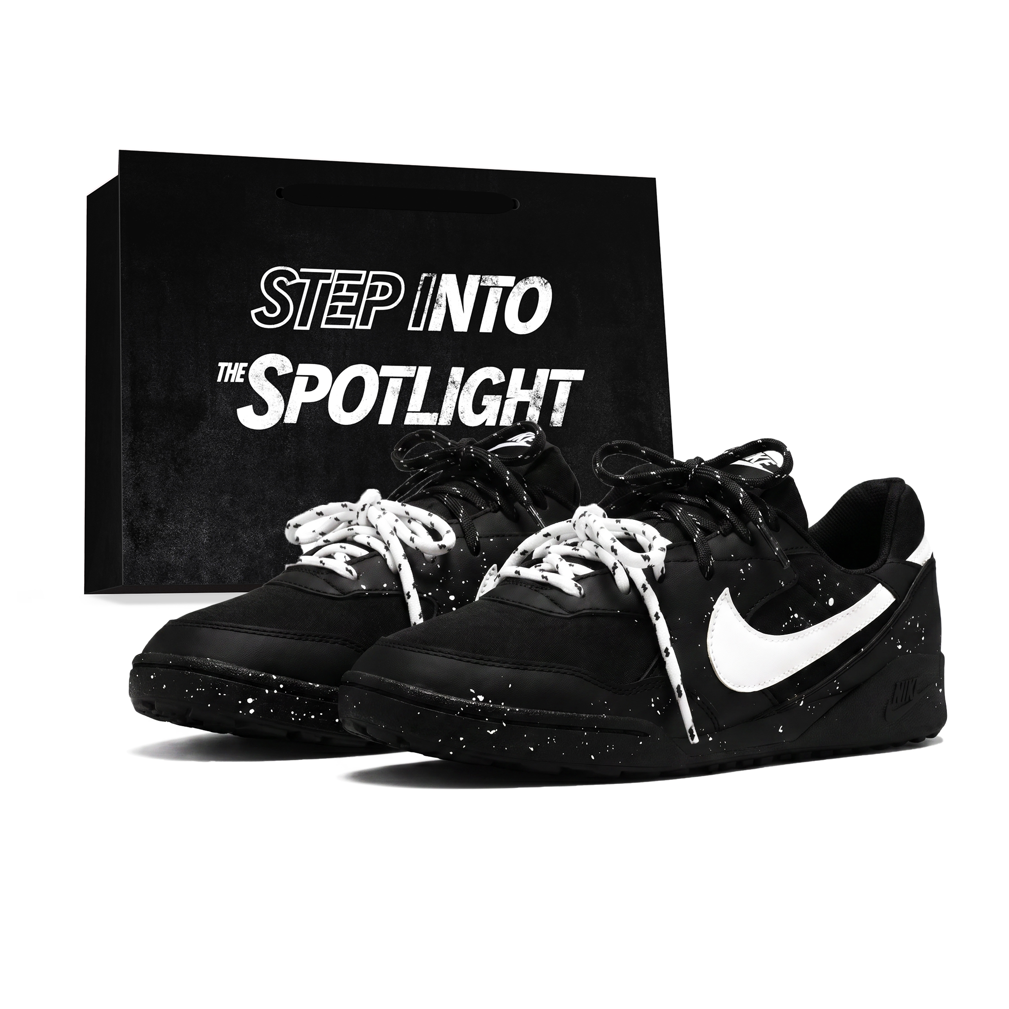 [Custom Sneakers] Nike Terra Manta Starry Sky Black Lifestyle Shoes HQ4502-001 (Team1500-Full Starry Sky Box)