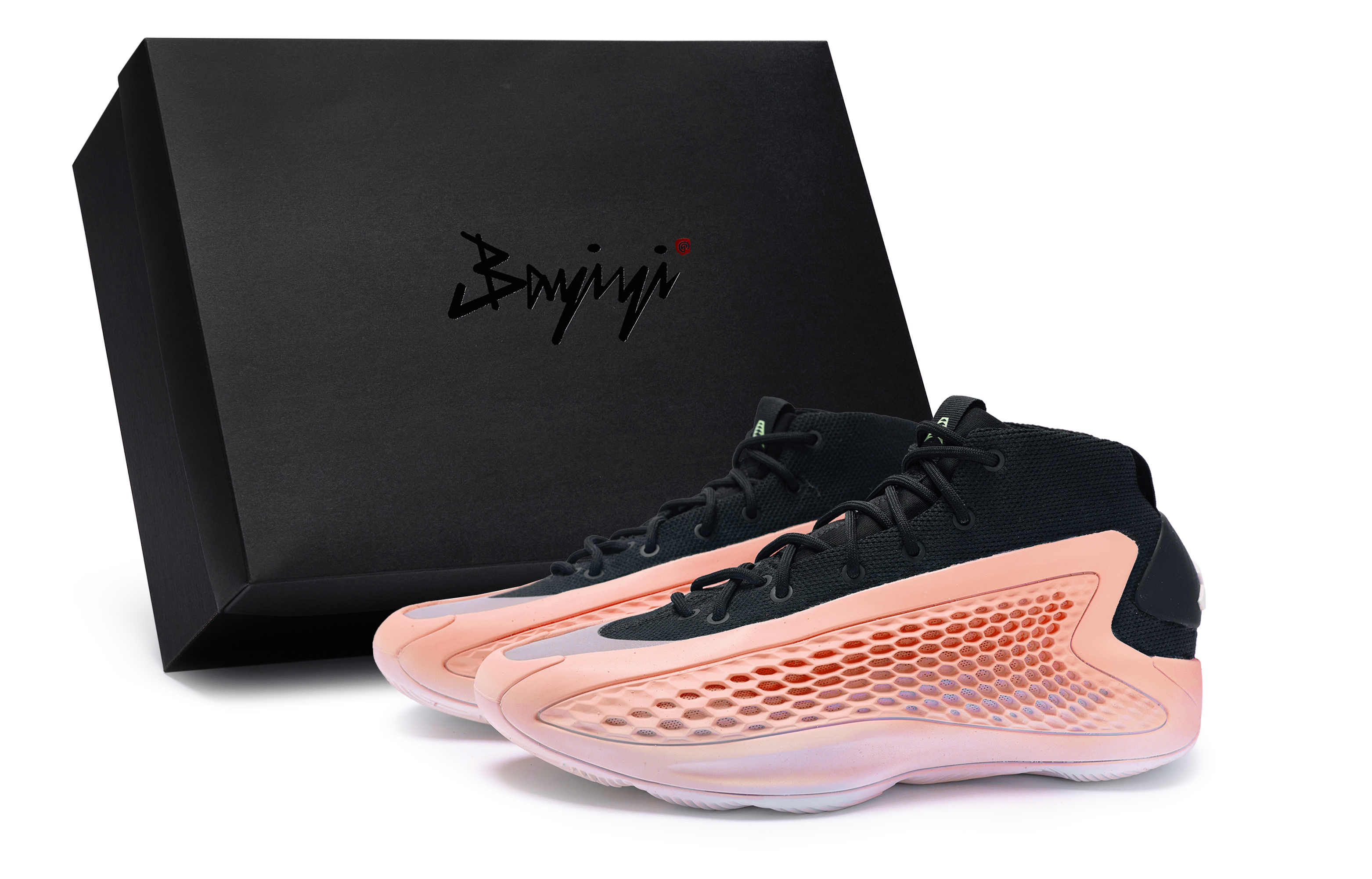 【Custom Sneakers】adidas A.E. 1 Sky Orange Mist Mid Basketball Shoes - Orange/Black IF1857 (Team80 Men's Sky Orange Mist S-BOX)