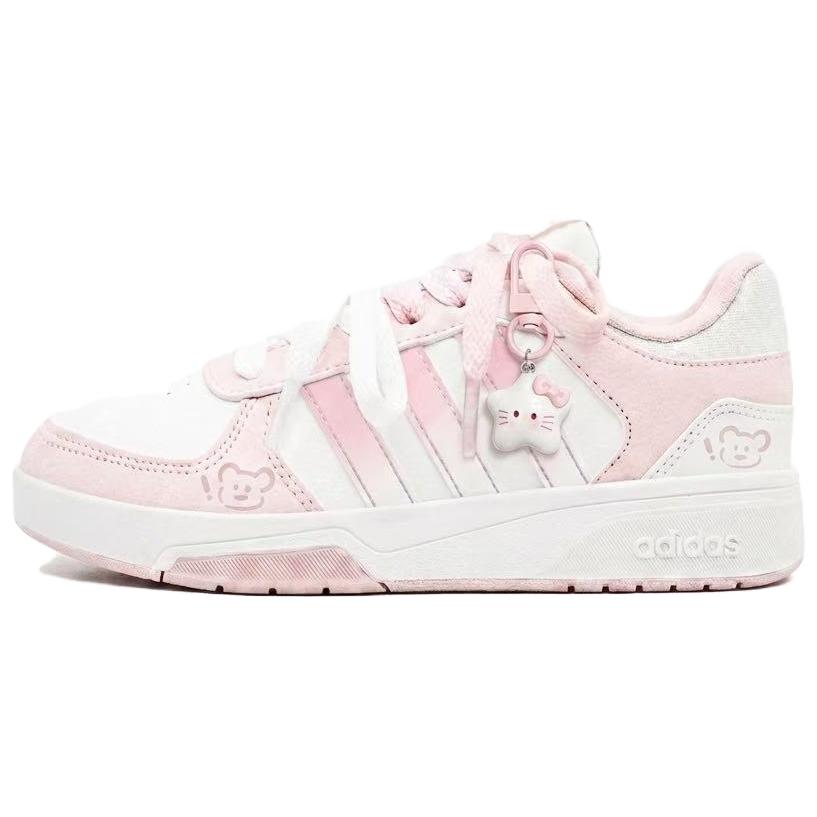 【Custom Sneakers】adidas COURTBEAT Gradient Pastel Casual Low-Top Shoes KI6785 (Team2555 - Sweetheart Girls)