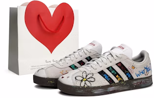 【Custom Sneakers】adidas VL COURT 2.0 Daisy Hand-painted Graffiti Grey Low-top Shoes HQ1802 (Team 20 - Daisy Graffiti S-BOX) 【Custom Sneakers】adidas VL COURT 2.0 Daisy Hand-painted Graffiti Grey Low-top Shoes HQ1802 (Team 20 - Daisy Graffiti S-BOX)