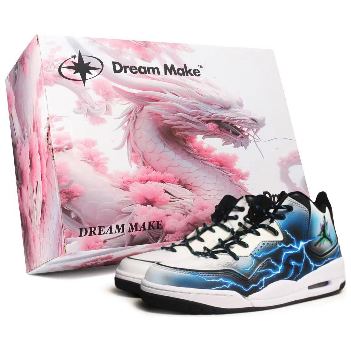 【Custom Sneakers】Jordan Courtside 23 Doomsday Flash Mid Retro Basketball Shoes White/Blue AR1000-100 (Team240-Doomsday Lightning-BOX)