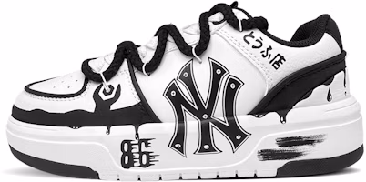 【Custom Sneakers】MLB Chunky Liner Black White Low-Top Casual Durable Shoes 3ASXCA12N-50WHS (Team305 - Flying Life) 【Custom Sneakers】MLB Chunky Liner Black White Low-Top Casual Durable Shoes 3ASXCA12N-50WHS (Team305 - Flying Life)