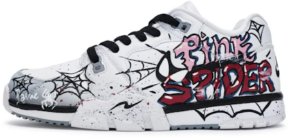 【Custom Sneakers】Nike Air Cross Trainer 3 Spider-Graffiti Low White/Black/Grey CQ9182-106 (Team80 Men's Ultra Pink Spider Hero). 【Custom Sneakers】Nike Air Cross Trainer 3 Spider-Graffiti Low White/Black/Grey CQ9182-106 (Team80 Men's Ultra Pink Spider Hero).