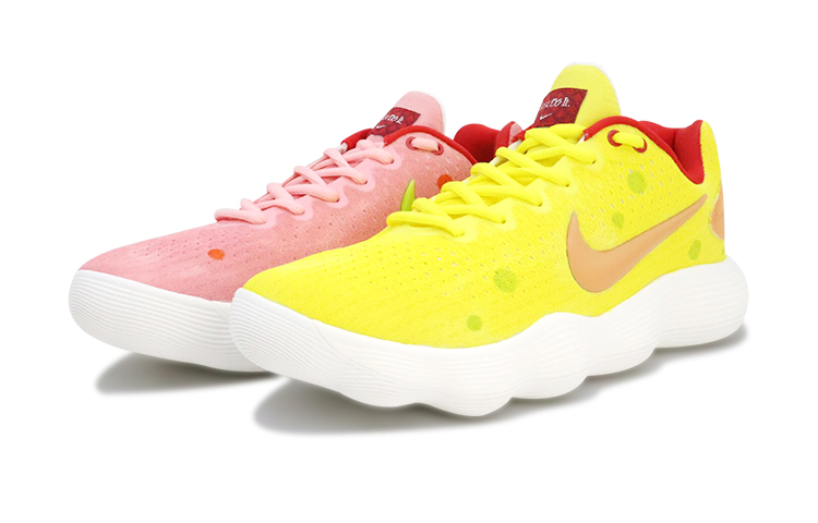 【Custom Sneakers】Nike Hyperdunk 2017 Low EP Yellow Pink Low-Top Basketball Shoes Mens HF0733-131 (Team91-HF Haipai)