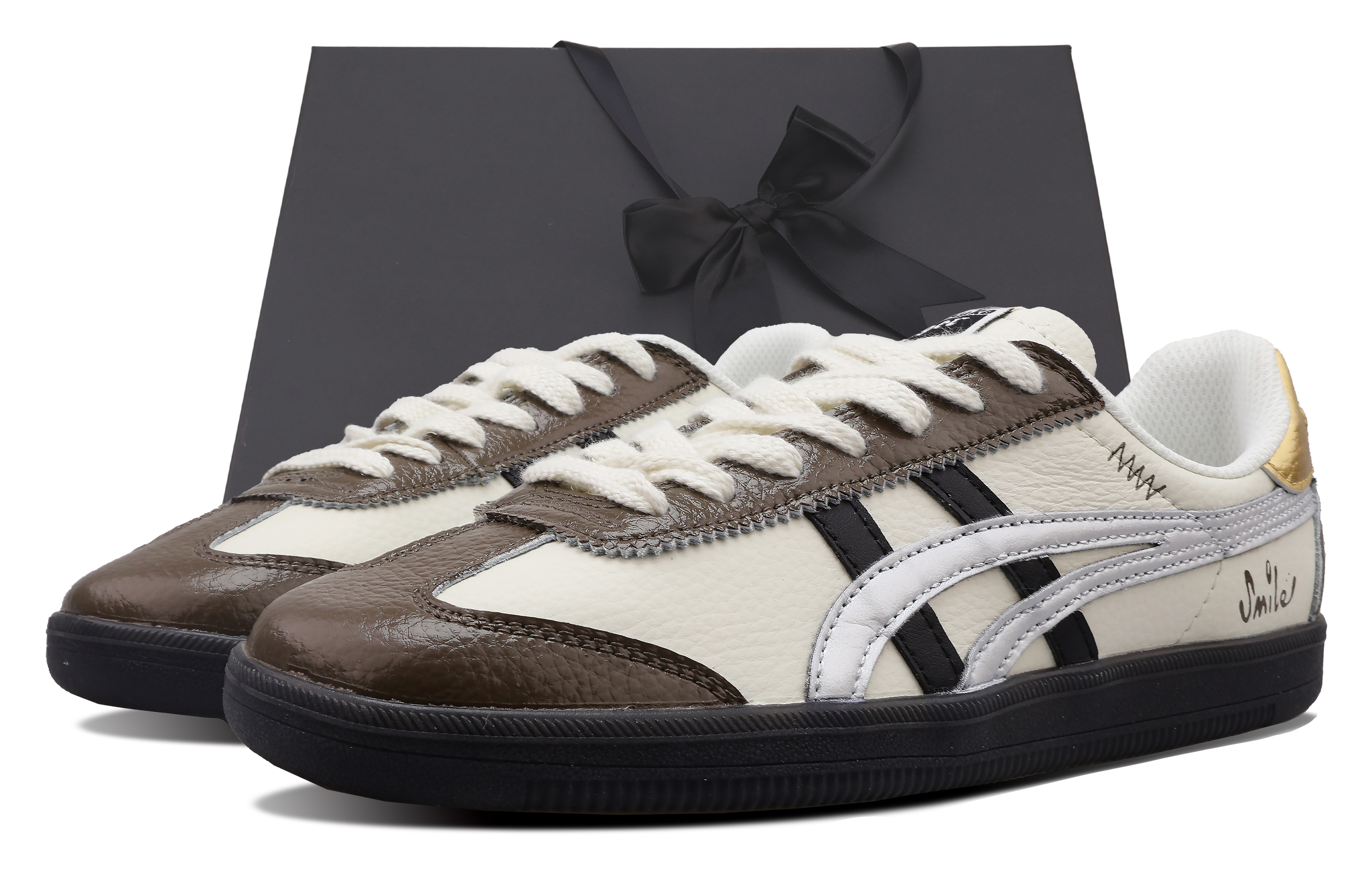 【Custom Sneakers】Onitsuka Tiger Tokuten Mocha Coconut Milk Elegant Low-Top Shoes 1183B938-100 (Team53 - Men's and Women's Coconut Milk S-BOX)