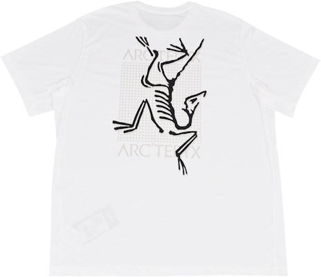 【定制款】始祖鸟中国风复古中性白色LOGO图案T恤。 X000007747(Group-A Lookbook 【定制款】始祖鸟中国风复古中性白色LOGO图案T恤。 X000007747(Group-A