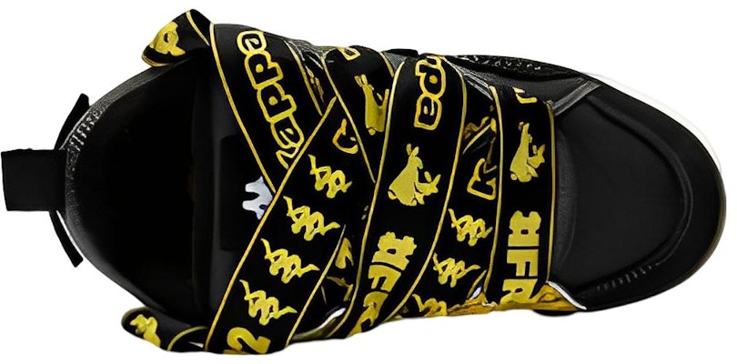 Kappa #FR2 x Sepatu Low-Top 'Hitam Kuning' KPCFECS84C-990 Shop Kappa #FR2 x Sepatu Low-Top 'Hitam Kuning' KPCFECS84C-990