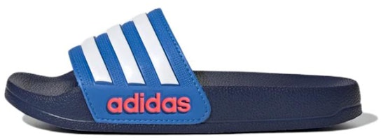 (Grade School) adidas Adilette Shower Slides 'Dark Blue White' GW0340 (Grade School) adidas Adilette Shower Slides 'Dark Blue White' GW0340