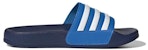 (Grade School) adidas Adilette Shower Slides 'Dark Blue White' GW0340