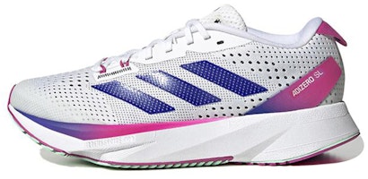 (Grade School) adidas Adizero SL 'White Lucid Blue Fuchsia' H06413 (Grade School) adidas Adizero SL 'White Lucid Blue Fuchsia' H06413