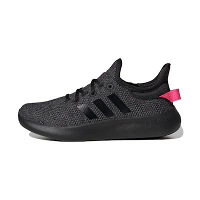 (GS) adidas Cloudfoam Pure Big Kid 'Black Lucid Pink'