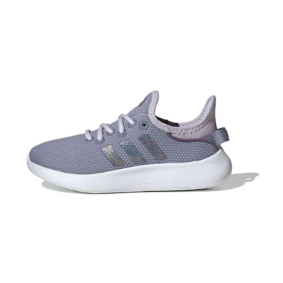 (GS) adidas Cloudfoam Pure Big Kid 'Silver Violet Glitter'