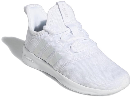 (Grade School) adidas Cloudfoam Pure Slip-On 'Cloud White Silver Metallic' GY6590 Lookbook (Grade School) adidas Cloudfoam Pure Slip-On 'Cloud White Silver Metallic' GY6590