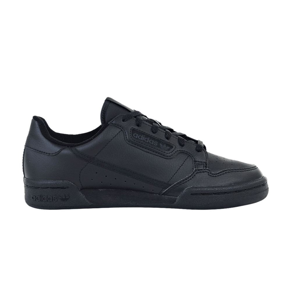 (GS) adidas Continental 80 J 'Black Carbon'