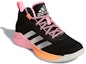 Lookbook (Grade Sekolah) adidas Cross 'Em Up 5 Wide 'Hitam Merah Jambu' GX4793