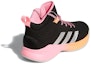 Shop (Grade Sekolah) adidas Cross 'Em Up 5 Wide 'Hitam Merah Jambu' GX4793