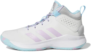 (Grade School) adidas Cross 'Em Up 5 Wide 'Dash Grey Bliss Lilac' GY2399 (Grade School) adidas Cross 'Em Up 5 Wide 'Dash Grey Bliss Lilac' GY2399