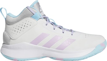 (Grade School) adidas Cross 'Em Up 5 Wide 'Dash Grey Bliss Lilac' GY2399 (Grade School) adidas Cross 'Em Up 5 Wide 'Dash Grey Bliss Lilac' GY2399