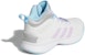 (Grade School) adidas Cross 'Em Up 5 Lebar 'Dash Kelabu Bliss Lilac' GY2399