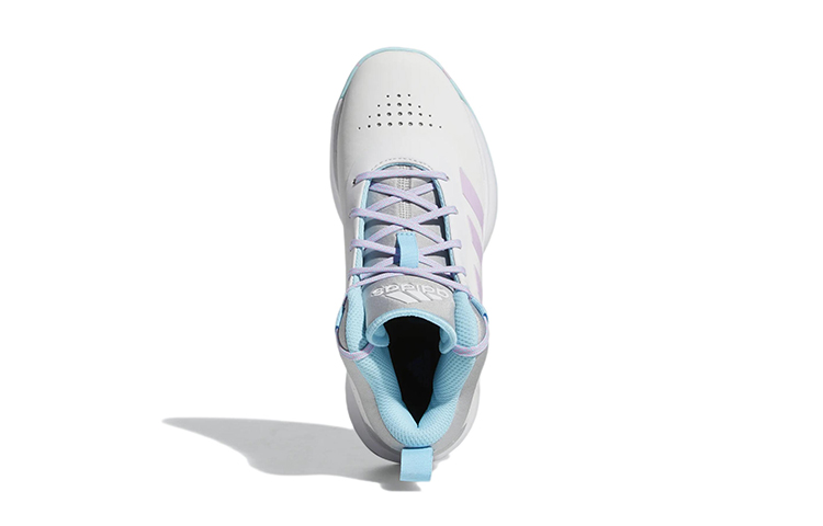 Purchase (Enfant) adidas Cross ''Em Up 5 Large ''Gris Clair Lilas Doux'' GY2399