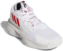 (Kanak-Kanak) adidas Dame 8 'Dame Time - Putih Merah Menyala' GY2908 Lookbook (Kanak-Kanak) adidas Dame 8 'Dame Time - Putih Merah Menyala' GY2908