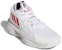 (Kanak-Kanak) adidas Dame 8 'Dame Time - Putih Merah Menyala' GY2908