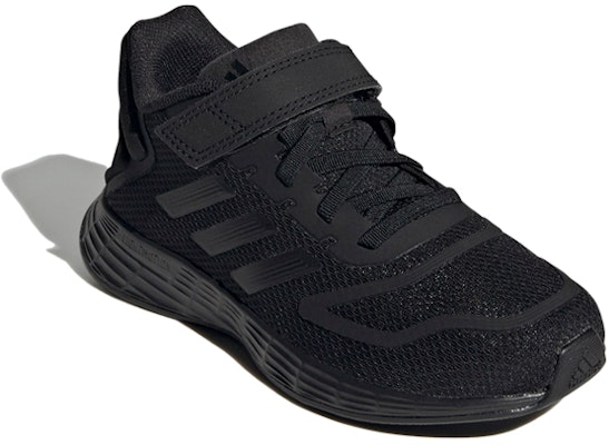 (Grade School) adidas Duramo 10 Elastic Lace 'Triple Black' GZ0637 Lookbook (Grade School) adidas Duramo 10 Elastic Lace 'Triple Black' GZ0637