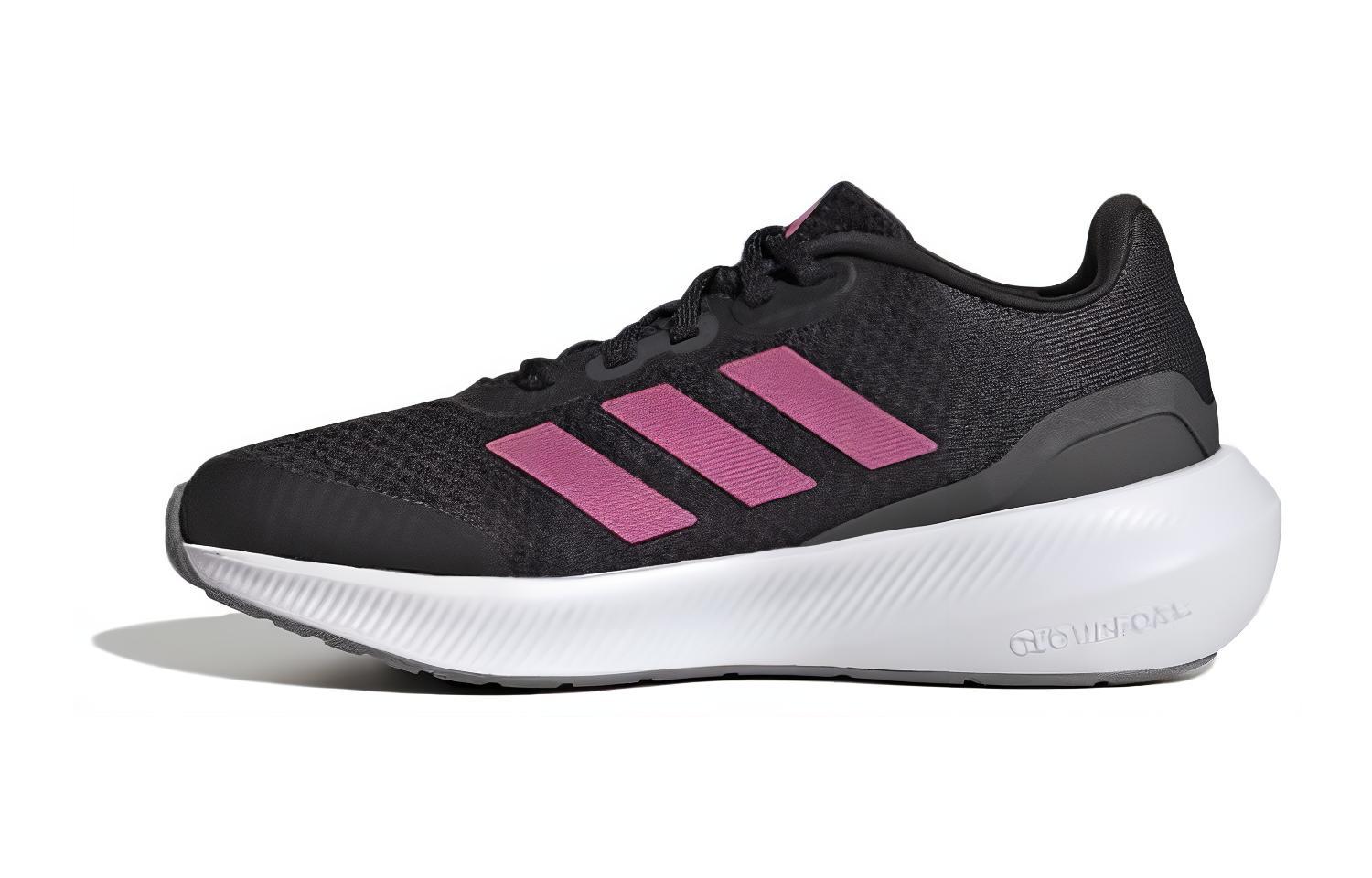 (Grade School) adidas Falcon 3 'Black Pulse Magenta' HP5838