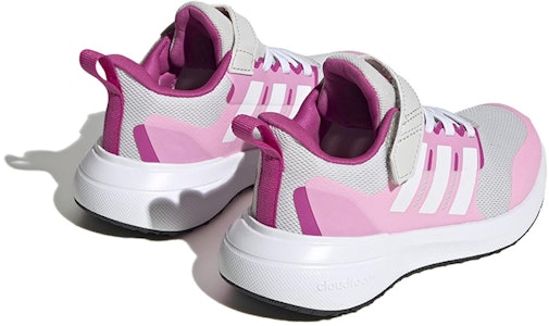 (Grade School) adidas FortaRun 2.0 EL 小童 灰色光束粉紅 HR0290 Shop (Grade School) adidas FortaRun 2.0 EL 小童 灰色光束粉紅 HR0290