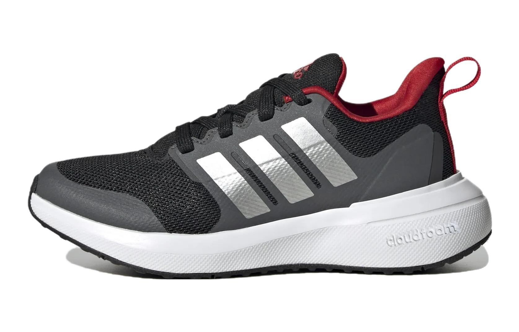 (Grade School) adidas FortaRun 2.0 J 'Black Silver Red' HP5436