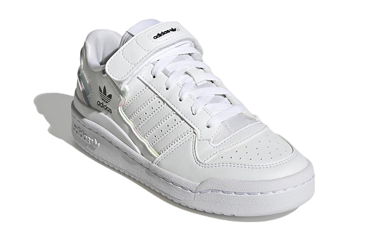 Shop (Sekolah Rendah) adidas Forum 'Putih Iridescent' GY9249