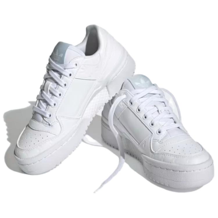 Lookbook (Grade School) adidas Forum Bold 'Allover Debossed Trefoils - White' HP6248
