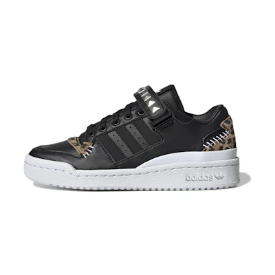 (GS) adidas Forum Low 'Black Leopard'